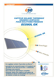 Documentation Ecosol P grande surface